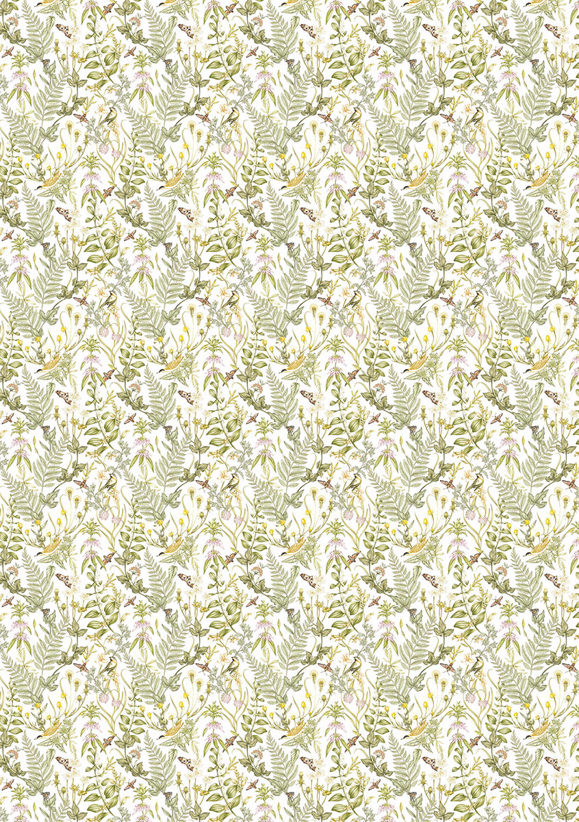 Ciao Bella SECRET GARDEN A5 Assorted Rice Paper Selection Decoupage 8 sheets #CBRS013