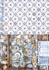 Ciao Bella COOKBOOK A5 Assorted Rice Paper Selection Decoupage 8 sheets #CBRS014