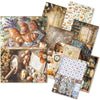 Ciao Bella COOKBOOK A5 Assorted Rice Paper Selection Decoupage 8 sheets #CBRS014