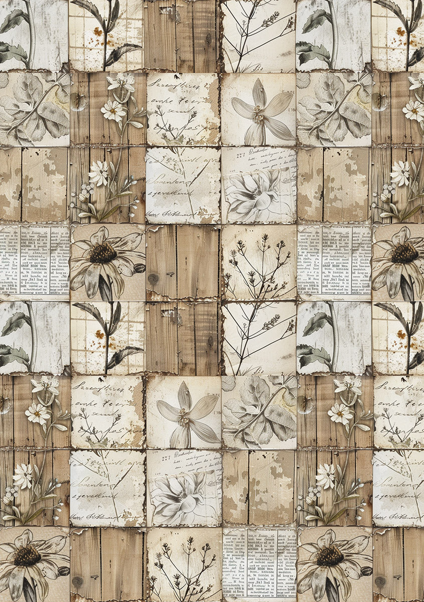 Ciao Bella CODEX A5 Assorted Rice Paper Selection Decoupage 8 sheets #CBRS015