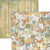 Ciao Bella ESPIRIT DE VOYAGE 12x12 Paper 8 Sheets #CBT082