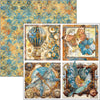 Ciao Bella ESPIRIT DE VOYAGE 12x12 Paper 8 Sheets #CBT082