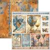 Ciao Bella ESPIRIT DE VOYAGE 12x12 Paper 8 Sheets #CBT082