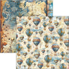 Ciao Bella ESPIRIT DE VOYAGE 12x12 Paper 8 Sheets #CBT082