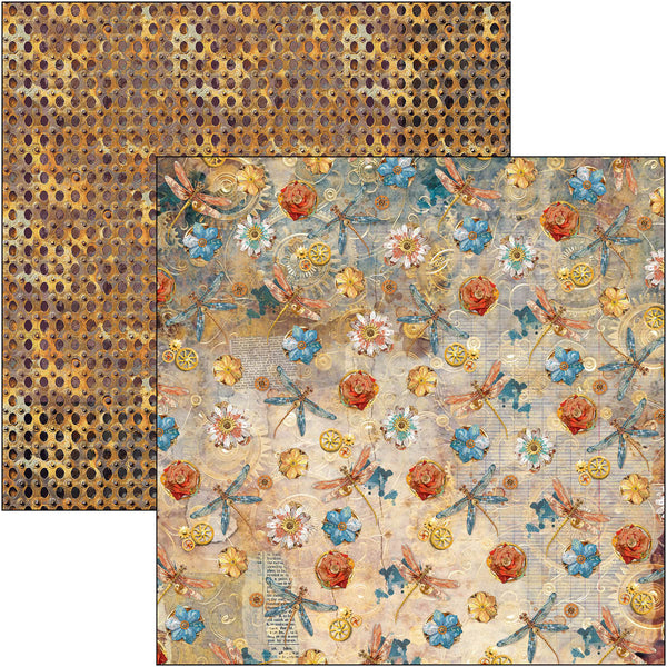 Ciao Bella ESPIRIT DE VOYAGE 12x12 Paper 8 Sheets #CBT082