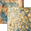 Ciao Bella ESPIRIT DE VOYAGE 12x12 Paper 8 Sheets #CBT082