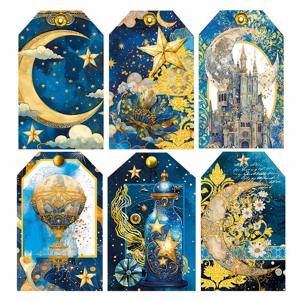 Ciao Bella CELESTIAL 6"x6" Vellum Paper 6 sheets #CBVQ026