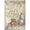 Stamperia BROCANTE ANTIQUES A4 Rice Paper SELECTION Decoupage #DFSA4XBR
