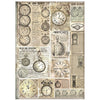 Stamperia BROCANTE ANTIQUES A4 Rice Paper SELECTION Decoupage #DFSA4XBR