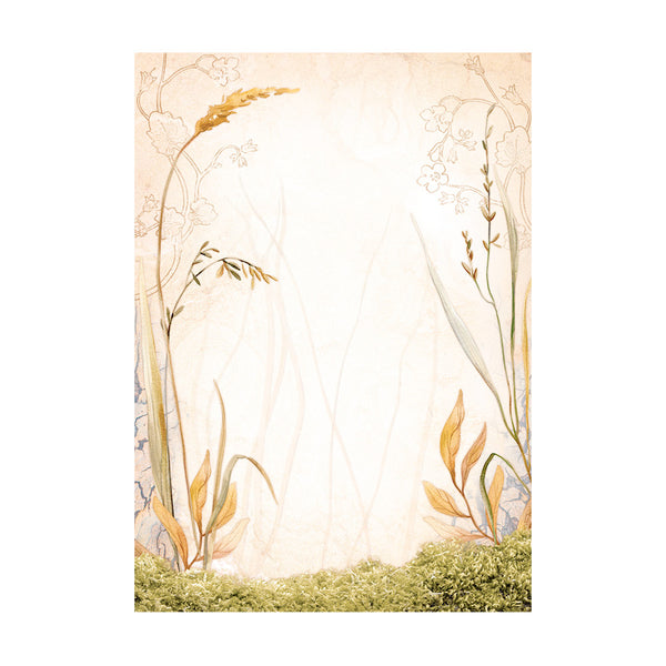 Stamperia WOODLAND Backgrounds A6 Assorted Rice Paper SELECTION Decoupage 8 sheets #DFSAK6011