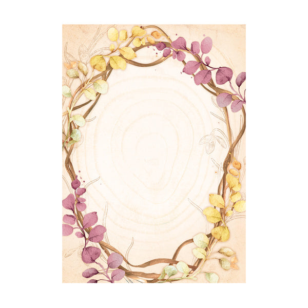 Stamperia WOODLAND Backgrounds A6 Assorted Rice Paper SELECTION Decoupage 8 sheets #DFSAK6011