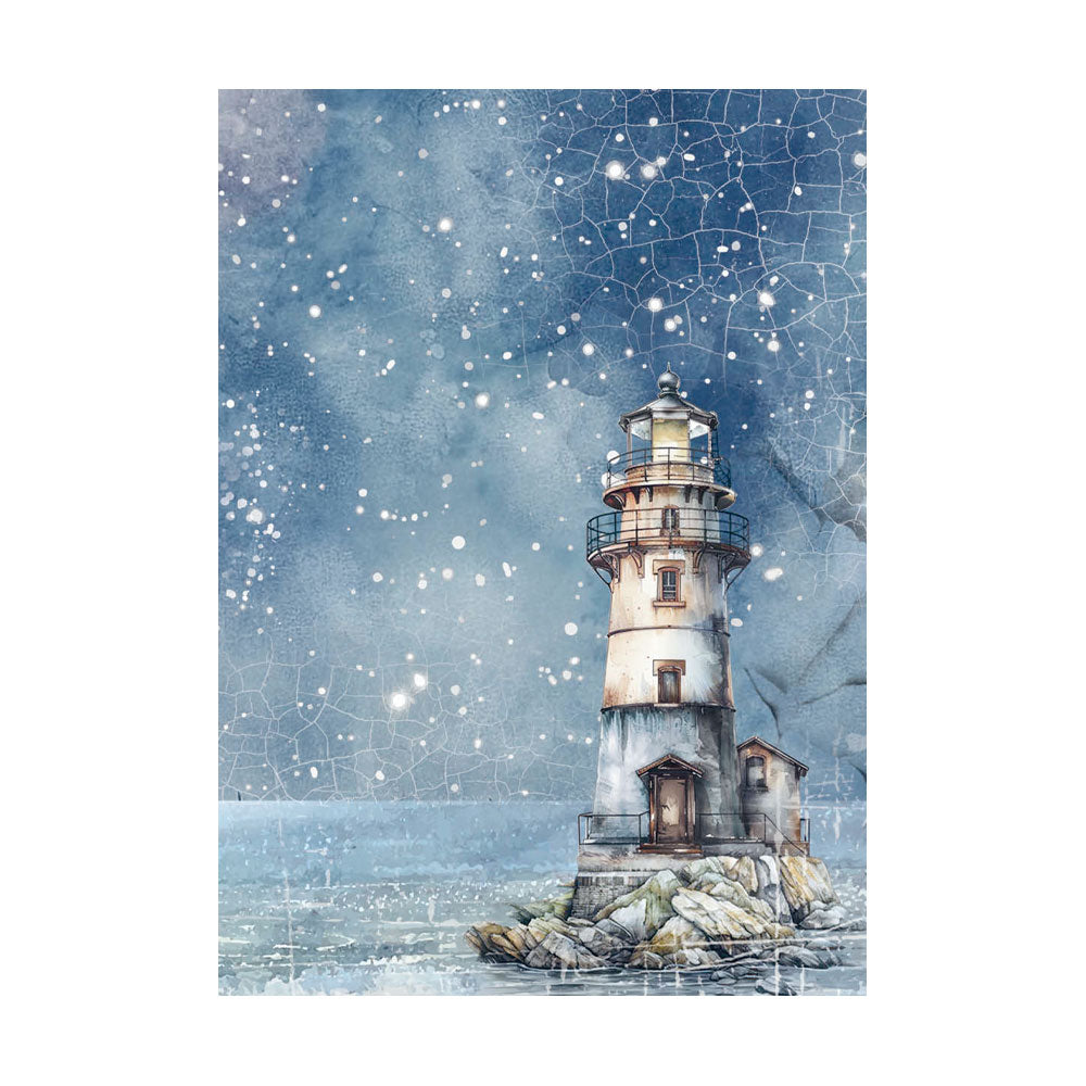 Stamperia SILENT SEA A6 Assorted Rice Paper Selection Decoupage 8 sheets #DFSAK6040