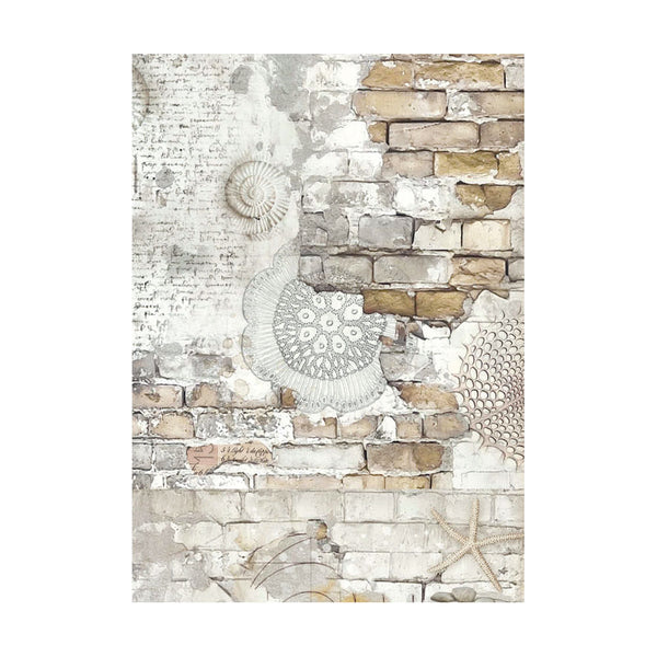 Stamperia SILENT SEA A6 Assorted Rice Paper Selection Decoupage 8 sheets #DFSAK6040