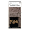 Decor moulds packaging with decorative snowflake designs on a white background