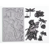 Decoupage Queen GARDEN FAIRY Silicone Moulds 5" x 8" Mixed Media Food Safe Resin Decor #DQMF0010 Limited Edition