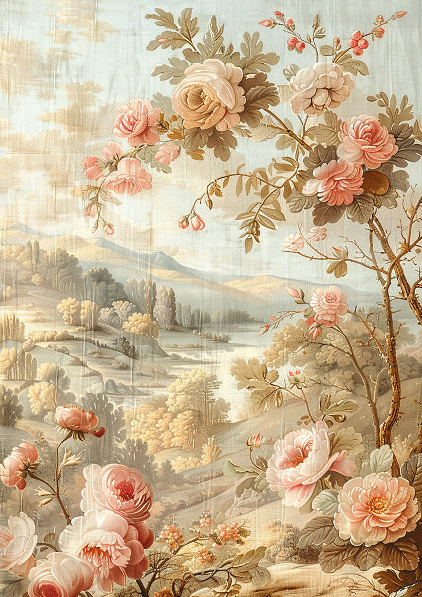 Ciao Bella 18TH CENTURY A4 Tissue Decoupage Paper 6 sheets #HA001
