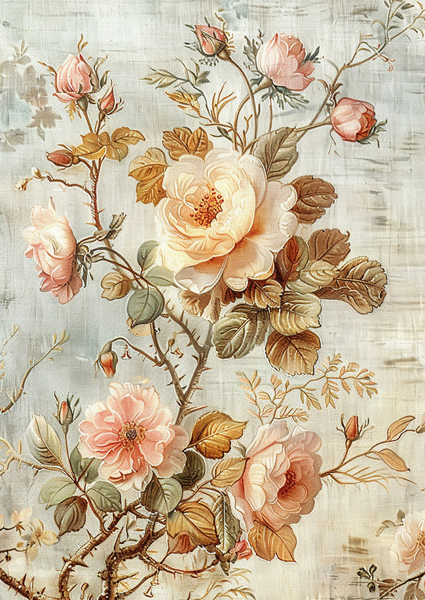 Ciao Bella 18TH CENTURY A4 Tissue Decoupage Paper 6 sheets #HA001