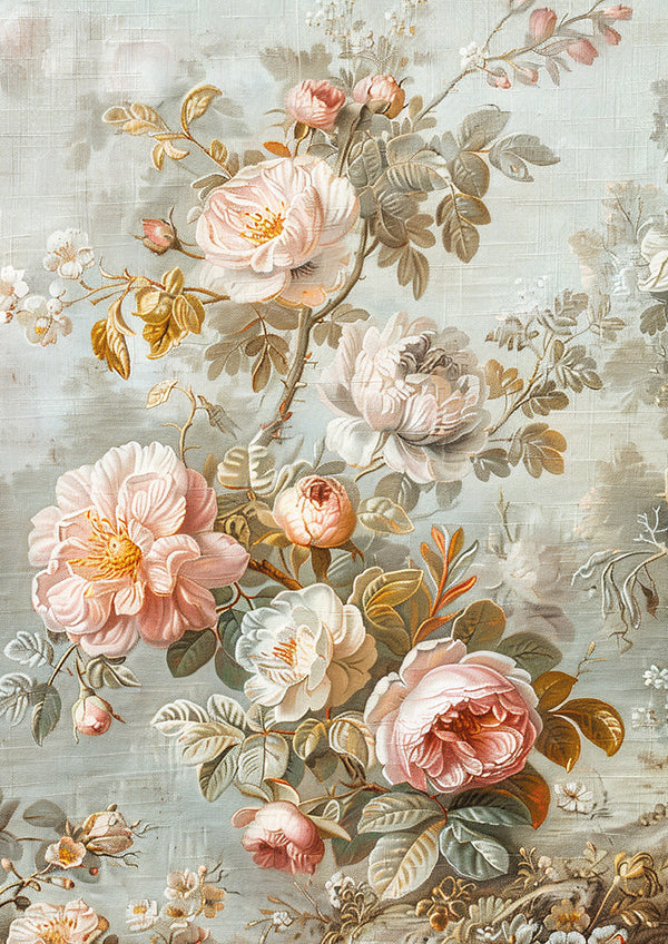 Ciao Bella 18TH CENTURY A4 Tissue Decoupage Paper 6 sheets #HA001