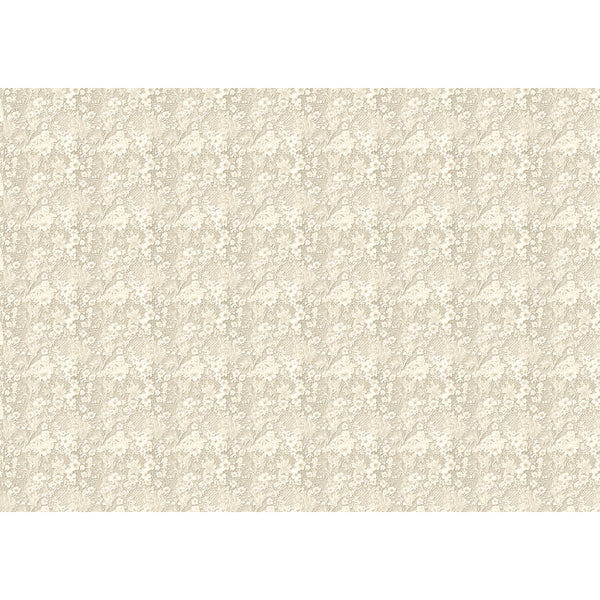 Ciao Bella ANTIQUE LINEN LACE Tissue Decoupage Decor Paper 27.17" x 19.29" #HT002