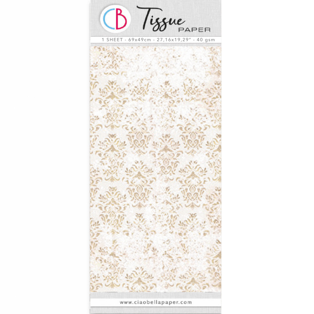 Ciao Bella VICTORIAN VELVET Tissue Decoupage Decor Paper 27.17