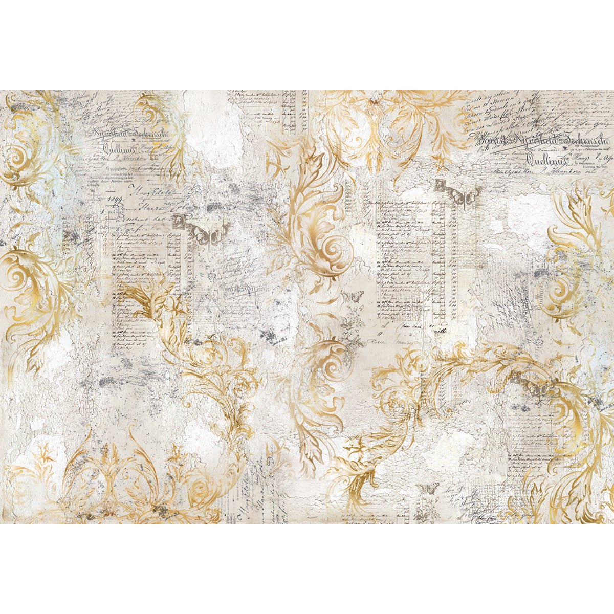 Ciao Bella GOLDEN AGE Tissue Decoupage Decor Paper 27.17