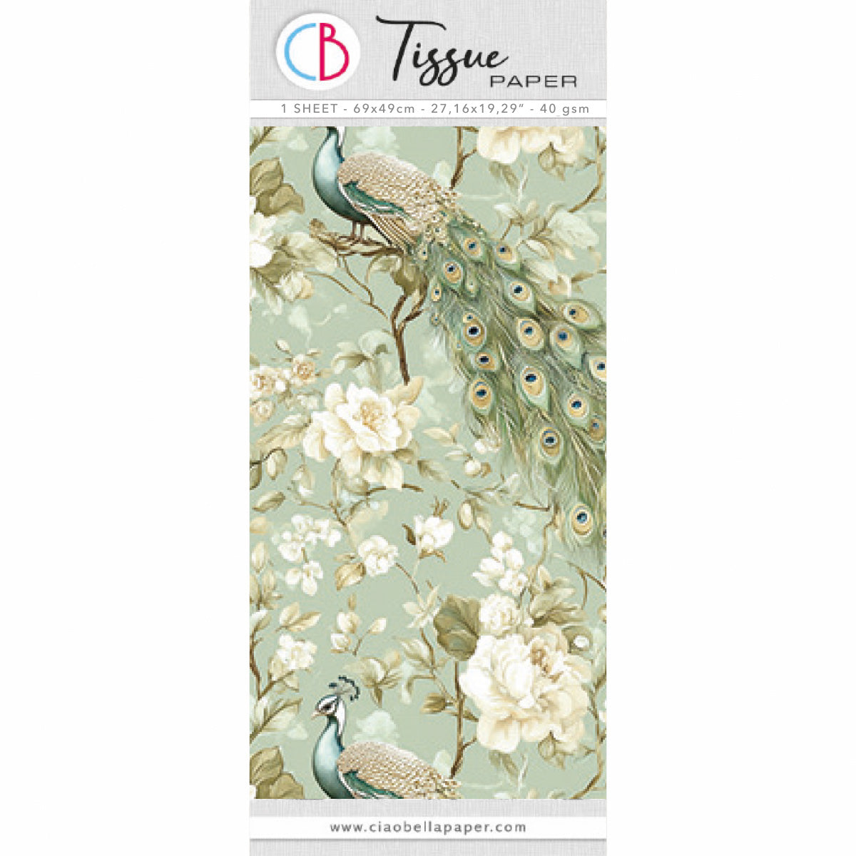 Ciao Bella OPULENCE Tissue Decoupage Decor Paper 27.17