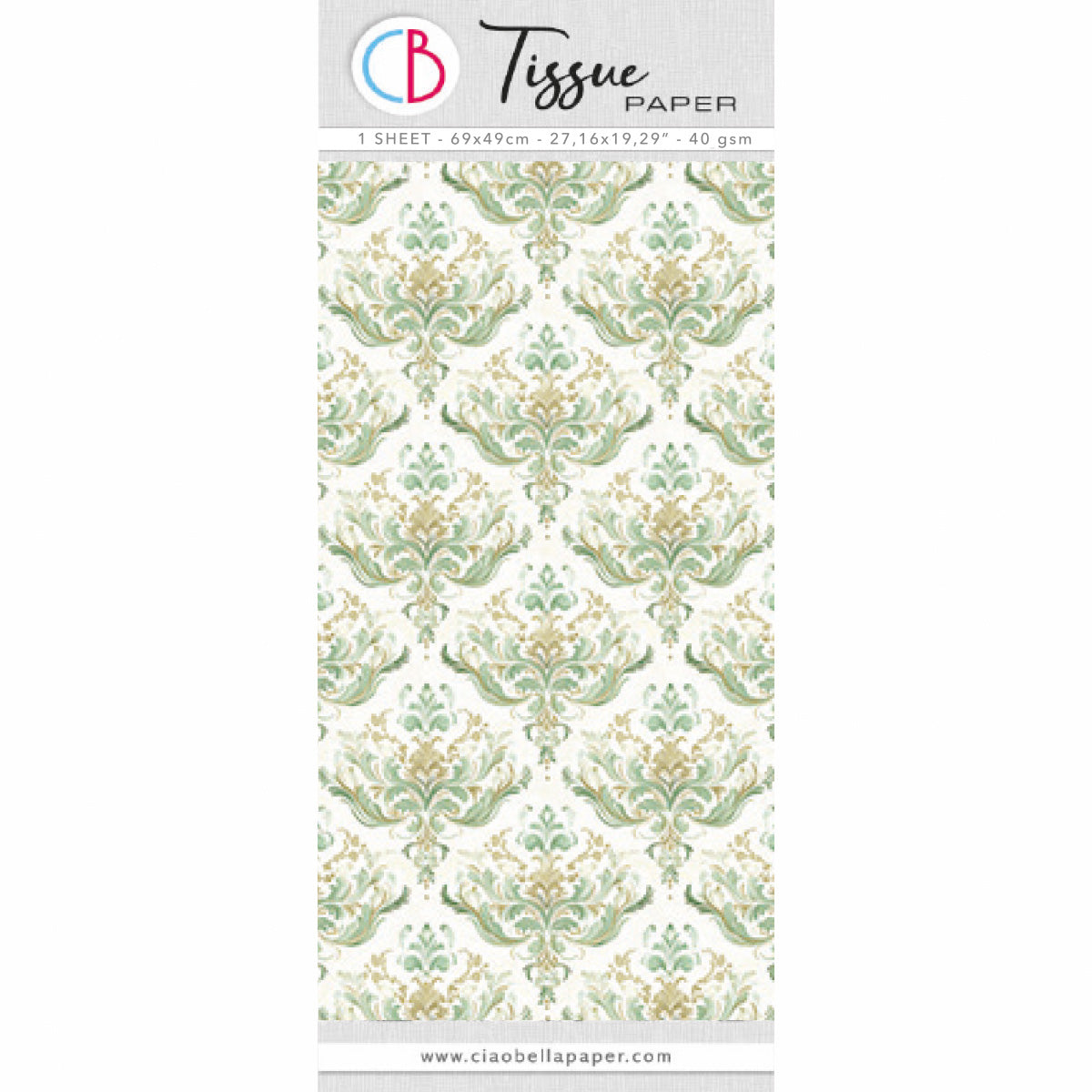 Ciao Bella VERSAILLES Tissue Decoupage Decor Paper 27.17