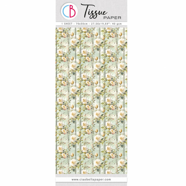 Ciao Bella EDEN Tissue Decoupage Decor Paper 27.17" x 19.29" #HT033