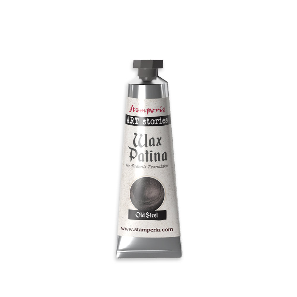 STAMPERIA Art Stories OLD STEEL Wax Patina 40 ml / 1.35 fl oz #KECW01