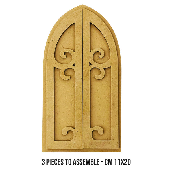 Stamperia MASTER OF MAGIC - WINDOW CRAFTY Shapes Die Cuts Chipboard Shapes #KLSM39