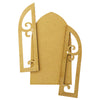 Stamperia MASTER OF MAGIC - WINDOW CRAFTY Shapes Die Cuts Chipboard Shapes #KLSM39