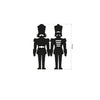Stamperia ALICE IN CHRISTMAS - SOLDIERS Crafty Shapes Die Cuts Chipboard Shapes #KLSM64