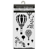 Stamperia TIMELESS AIR BALLOONS Stencil 12X25 cm #KSTDL119