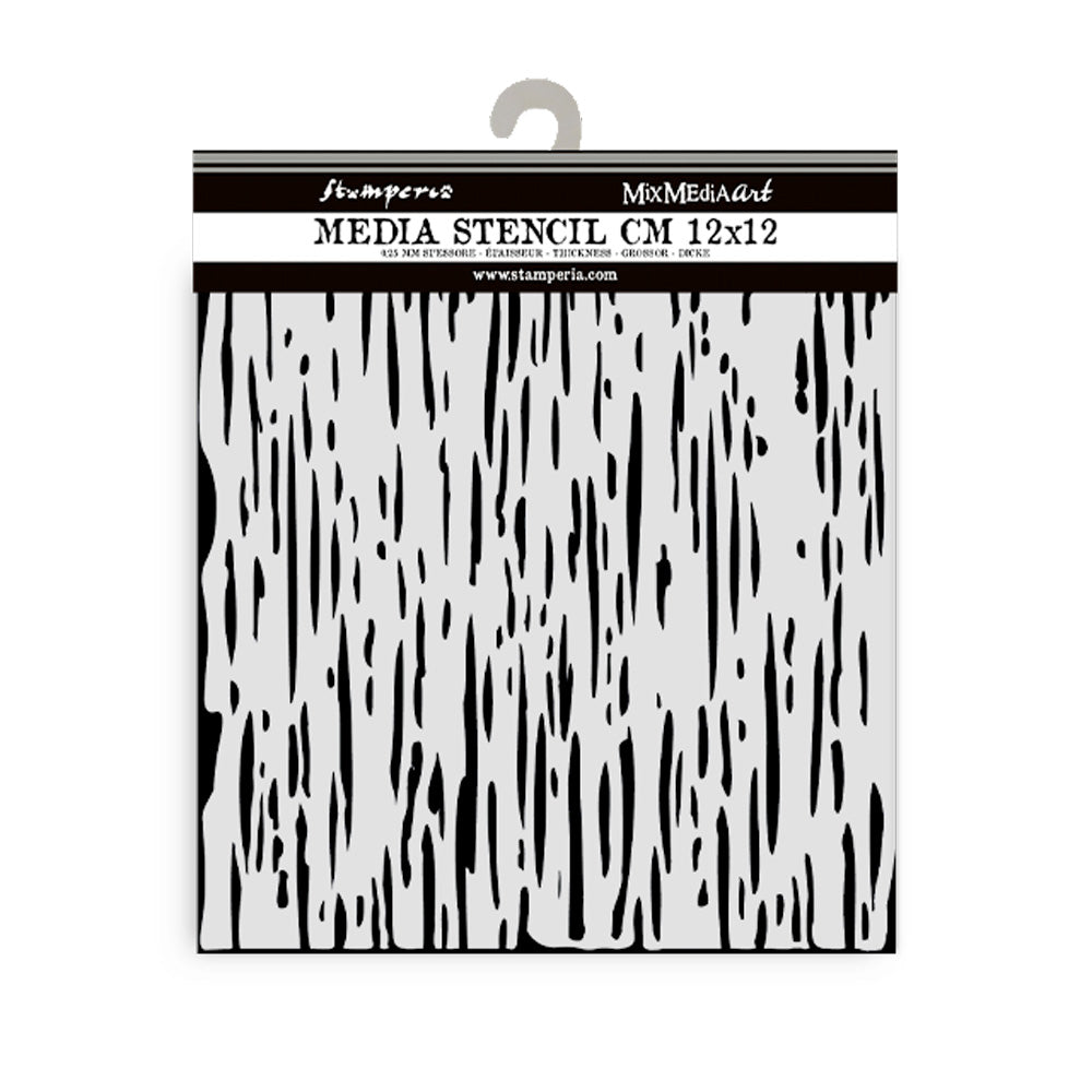 Stamperia LINES PATTERN - BEST SELLER Stencil 12X12 cm #KSTDS18