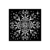 Stamperia THE OWL'S HOUSE CHRISTMAS SNOWFLAKE Stencil 12X12 cm #KSTDS52