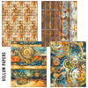 Ciao Bella LuMania CraftMix PAST TIME Mixed Media A5 Paper Pack - 8 Sheets Tissue & Vellum #MC004