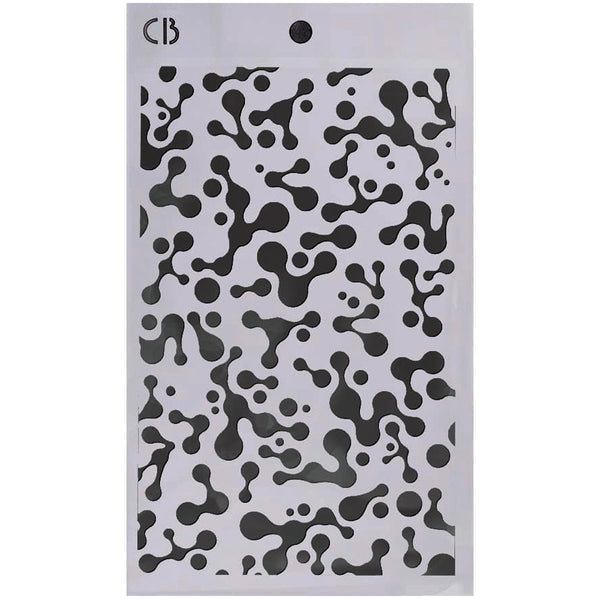 Ciao Bella Lu Mania TRIPLE LAYER STENCILS - SET 1 - 3 pcs 5" x 8" #MD001