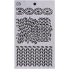 Ciao Bella Lu Mania TRIPLE LAYER STENCILS - SET 1 - 3 pcs 5" x 8" #MD001