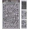 Ciao Bella Lu Mania TRIPLE LAYER STENCILS - SET 2 - 3 pcs 5" x 8" #MD002