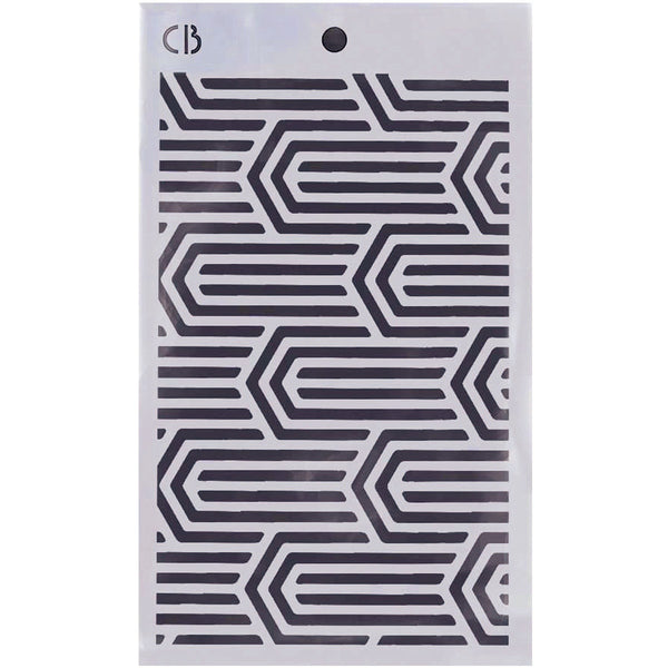 Ciao Bella Lu Mania TRIPLE LAYER STENCILS - SET 3 - 3 pcs 5" x 8" #MD003