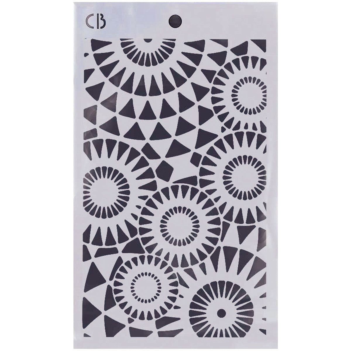 Ciao Bella Lu Mania TRIPLE LAYER STENCILS - SET 3 - 3 pcs 5