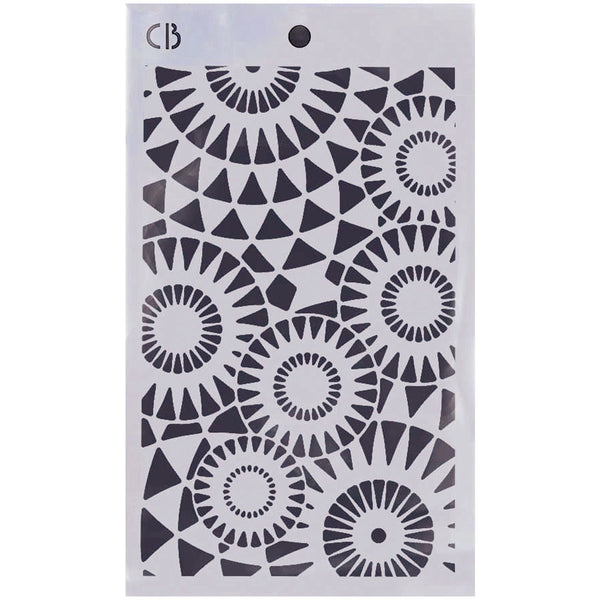 Ciao Bella Lu Mania TRIPLE LAYER STENCILS - SET 3 - 3 pcs 5" x 8" #MD003