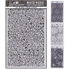 Ciao Bella Lu Mania TRIPLE LAYER STENCILS - SET 4 - 3 pcs 5" x 8" #MD004