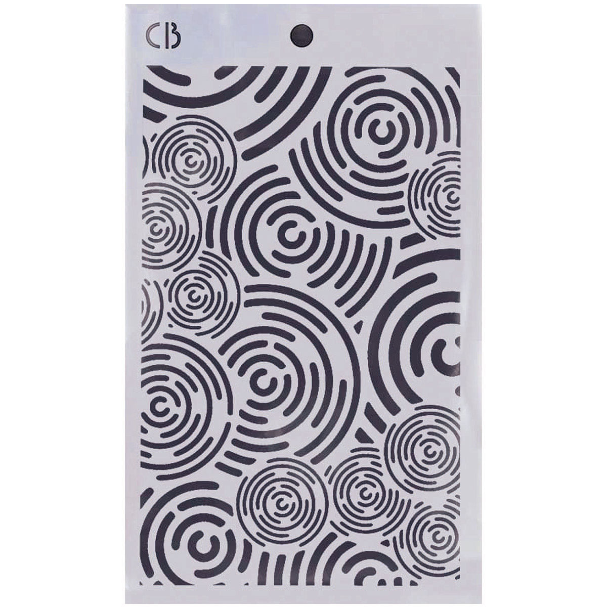 Ciao Bella Lu Mania TRIPLE LAYER STENCILS - SET 6 - 3 pcs 5