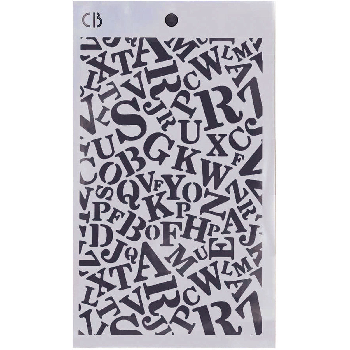 Ciao Bella Lu Mania TRIPLE LAYER STENCILS - SET 6 - 3 pcs 5