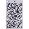 Ciao Bella Lu Mania TRIPLE LAYER STENCILS - SET 6 - 3 pcs 5" x 8" #MD006