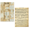 Ciao Bella LuMania MUSIC SHEET A5 Tissue Paper Set - 24 Sheets #ME002