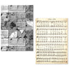 Ciao Bella LuMania MUSIC SHEET A5 Tissue Paper Set - 24 Sheets #ME002