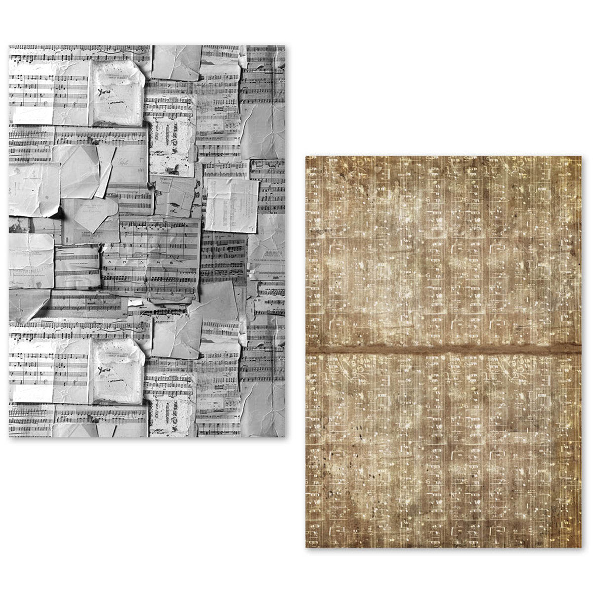 Ciao Bella LuMania MUSIC SHEET A5 Tissue Paper Set - 24 Sheets #ME002