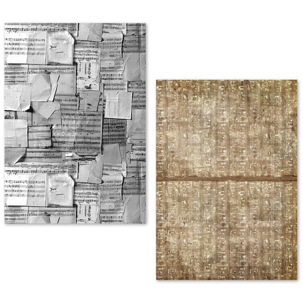 Ciao Bella LuMania MUSIC SHEET A5 Tissue Paper Set - 24 Sheets #ME002